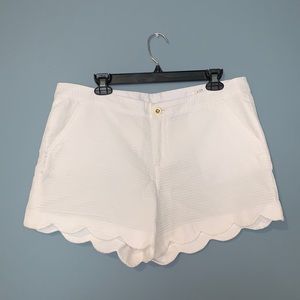 Lilly Pulitzer scalloped shorts